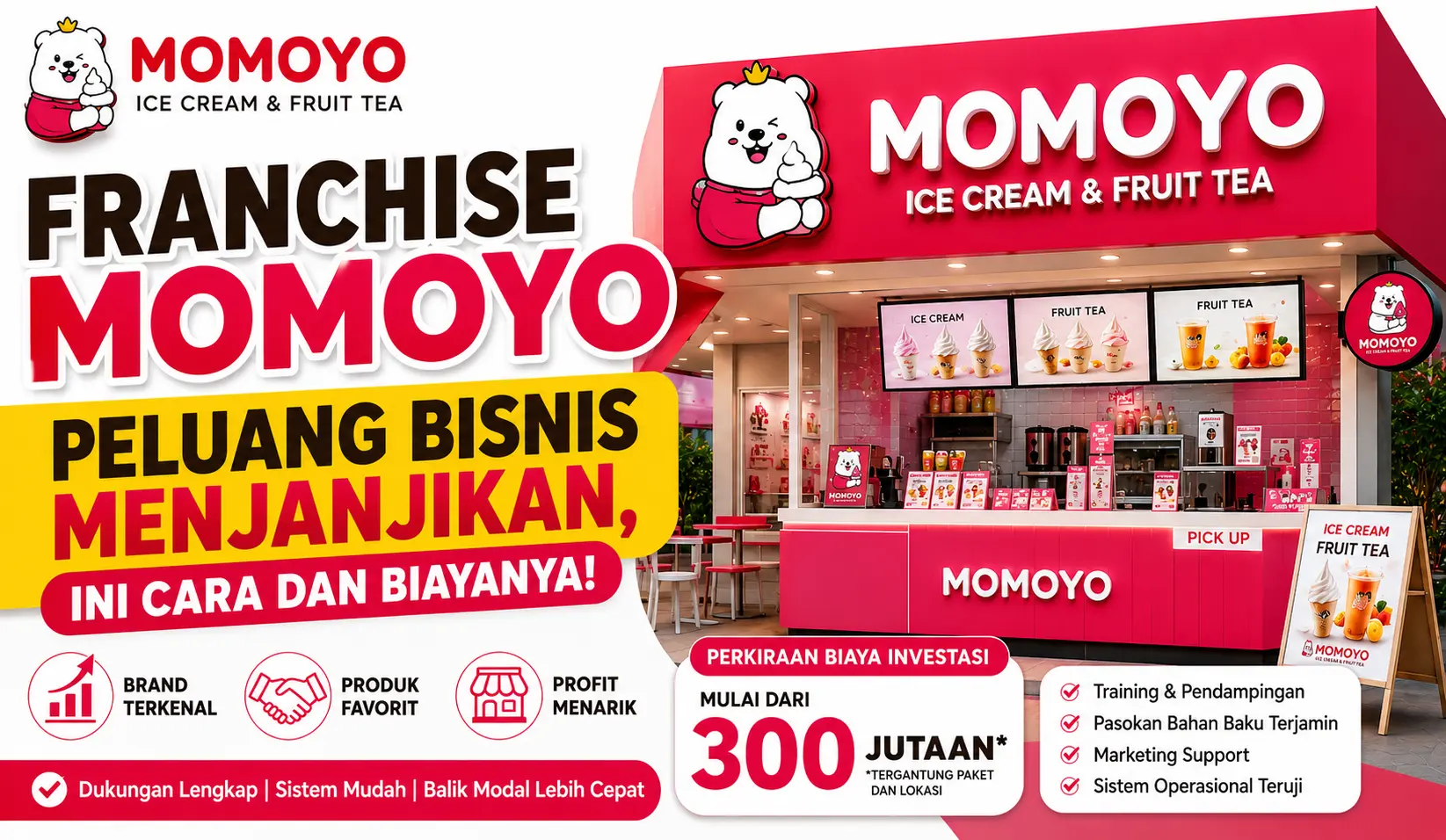 Franchise Momoyo Peluang Bisnis Menjanjikan, Ini Cara dan Biayanya!