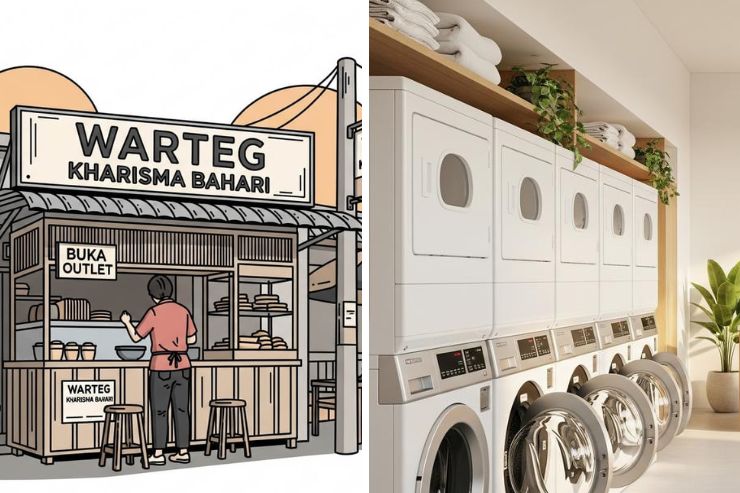 Kolaborasi Bisnis Laundry dan Warteg untuk Mencari Cuan yang Stabil